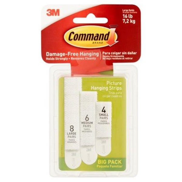 Command Command 17211-BP Assorted Picture Hanging Strips 17211-BP